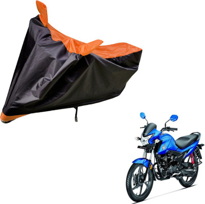 Auto Hub Two Wheeler Cover for Honda(Livo, Black, Orange)