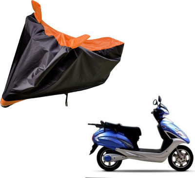 Auto Hub Two Wheeler Cover for Lohia(Fame, Black, Orange)