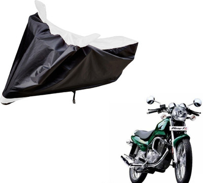 Auto Hub Two Wheeler Cover for TVS(Fiero F2, Black, White)