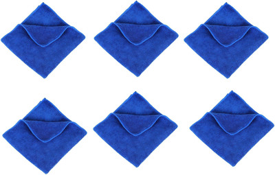 V Craft Microfiber Vehicle Washing  Cloth(Pack Of 6)