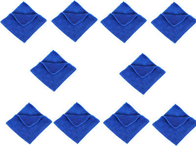 V Craft Microfiber Vehicle Washing  Cloth(Pack Of 10)