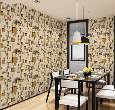 PERFECT DECOR Abstract Multicolor Wallpaper(1000 cm x 53 cm)