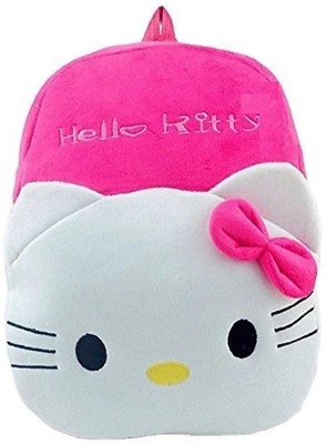 3G Collections kitty Teddy Bear Soft Toy Kids Plush Bag/ Backpack Bag/ School Bag/ Carry Bag/ Picnic Bag/ Teddy Bag Waterproof School Bag(Pink, 14 inch)