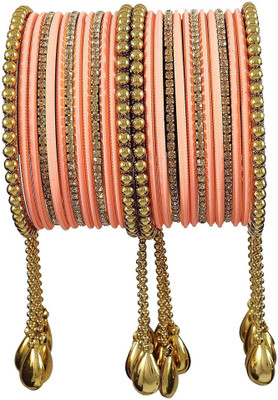 NMII Metal Zircon Bangle Set(Pack of 26)