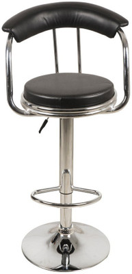 MBTC Magma Black Leatherette Bar Chair(Finish Color - black)