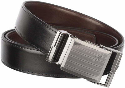 new pine Men Casual, Party, Formal, Evening Black, Brown Artificial Leather Reversible Belt