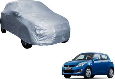 AutoRetail Car Cover For Maruti Suzuki Swift (Without Mirror Pockets)(Silver)