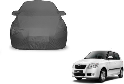 Amanzo Car Cover For Skoda Fabia (With Mirror Pockets)(Grey)