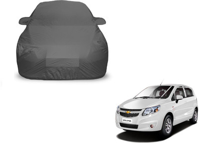 Amanzo Car Cover For Chevrolet Sail U-VA (With Mirror Pockets)(Grey)