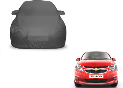 Flipkart SmartBuy Car Cover For Chevrolet UVA (With Mirror Pockets)(Grey)