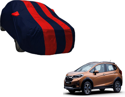 Amanzo Car Cover For Honda WRV (With Mirror Pockets)(Black, Red)