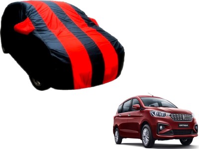 Flipkart SmartBuy Car Cover For Maruti Suzuki Ertiga (With Mirror Pockets)(Black, Red)