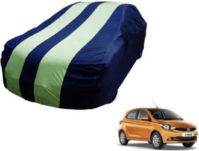 High Quality Car Cover For Tata Tiago (Without Mirror Pockets)(Green, Blue)