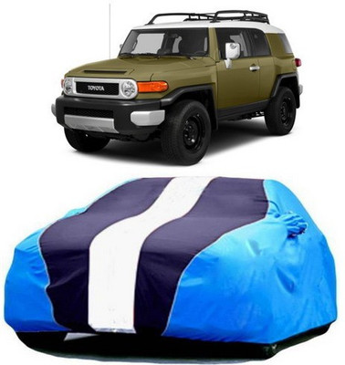 PREMIUM Car Cover For Toyota Cruiser (With Mirror Pockets)(Blue)