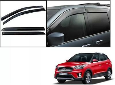 unik auto For Front, Rear Wind Deflector(Hyundai Creta)
