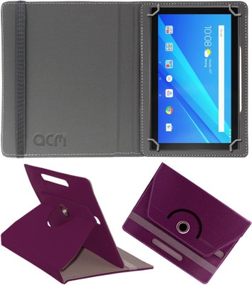 ACM Flip Cover for Lenovo Tab M10 10 inch(Purple, Cases with Holder)