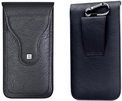 realtech Pouch for Vivo Z3i(Black, Dual Protection, Pack of: 1)