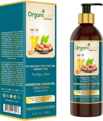 Organicure Moroccan Argan Oil Conditioner Dry Damaged Hair Deep