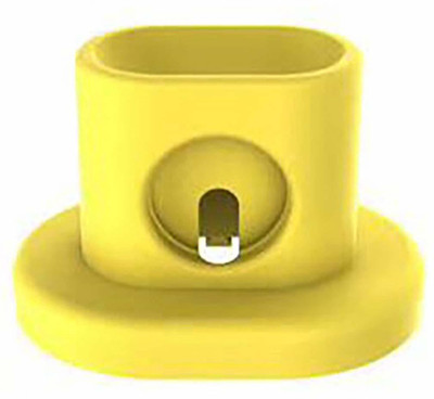 J 2 Compartments Silicone Charging Stand(Yellow)