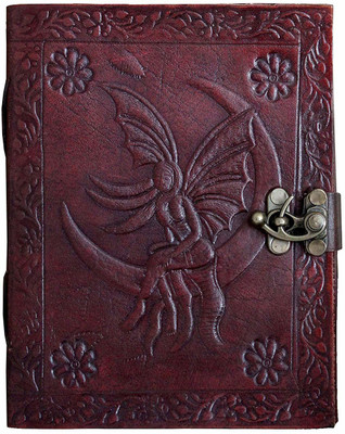 Pranjals House Ethnic Design With Lock Regular Diary Unruled 150 Pages(Brown)
