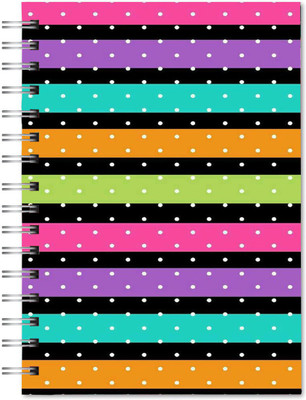 Family store Spriral pad Regular Notebook Single Ruler 500 Pages(Multicolor)