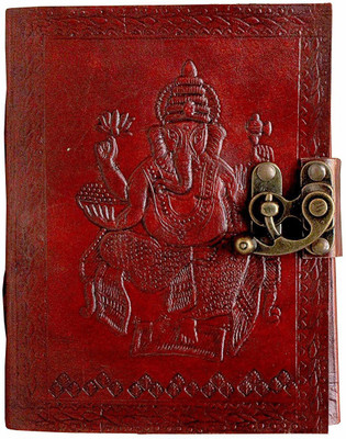 Pranjals House Ethnic Design With Lock Regular Diary Unruled 150 Pages(Multicolor)