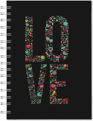 Family store Spriral pad Regular Notebook Single Ruler 500 Pages(Multicolor)