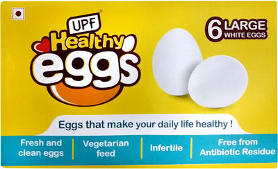 UPF Healthy Hen White Eggs(6 Units)