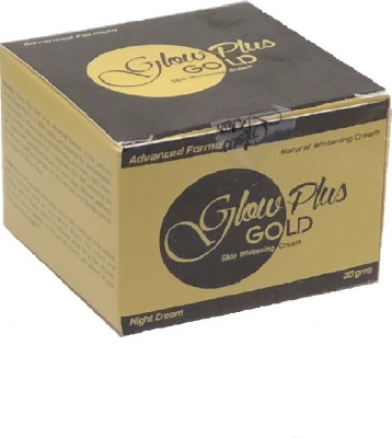 Glow plus Gold Night Cream For Young Looking Skin And Glowing Skin Made In France(30 g)