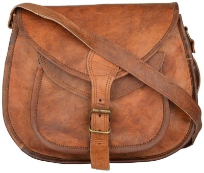 Pranjals House Men & Women Brown Messenger Bag