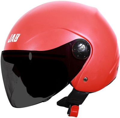 Steelbird SB-02 JAB With Smoke Visor Motorbike Helmet  (Red Smoke Visor) For Rs. 659 @ 40 %