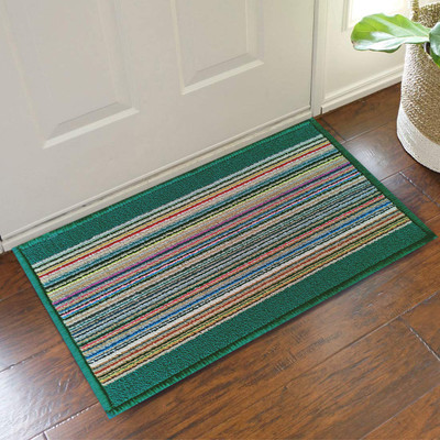 STATUS PP (Polypropylene) Door Mat(Olive Green, Medium)