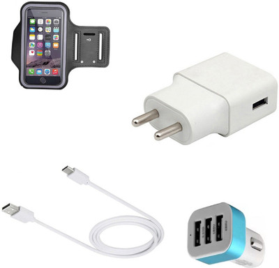 DAKRON Wall Charger Accessory Combo for Huawei Mate 20 Pro(White)