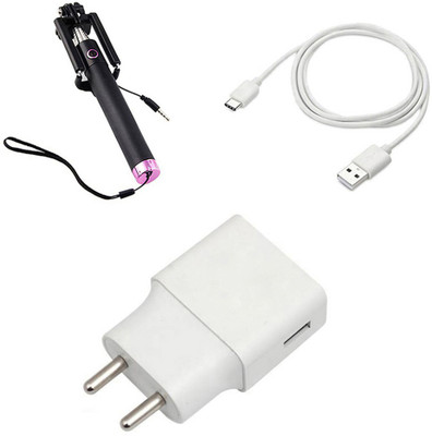 DAKRON Wall Charger Accessory Combo for Xiaomi Black Shark 2(White)