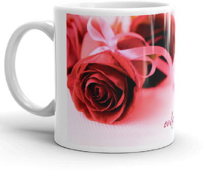 PrintBharat Printed-925 Ceramic Coffee Mug(330 ml)