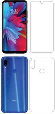Napfond Screen Guard for Xiaomi Redmi Note 7S Front back screen guard / Xiaomi Redmi Note 7So(Pack of 1)