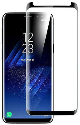 Covers Eclat Mobitech LLP Tempered Glass Guard for Samsung Galaxy S8 Side Glue Clear Transparent Edge to Edge 3D Curved Tempered Glass Screen Protector(Pack of 1)