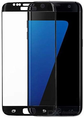 Covers Eclat Mobitech LLP Tempered Glass Guard for Samsung Galaxy S7 Edge Side Glue Clear Transparent Edge to Edge 3D Curved Tempered Glass Screen Protector(Pack of 1)