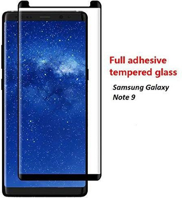 Covers Eclat Mobitech LLP Tempered Glass Guard for Samsung Galaxy Note 9 Full Glue Clear Transparent Edge to Edge 3D Curved Tempered Glass Screen Protector(Pack of 1)