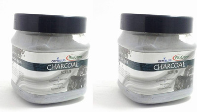 BIOCARE CHARCOAL Scrub 500*2 PACK OF 2 Scrub(500 ml)
