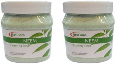 BIOCARE Neem Cleasing Scrub 500*2 PACK OF 2 Scrub(500 ml)