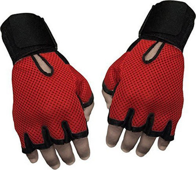 DreamPalace India GYM GLOVES Gym & Fitness Gloves(Red)