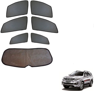 KOZDIKO Side Window, Rear Window Sun Shade For Toyota Fortuner(Black)