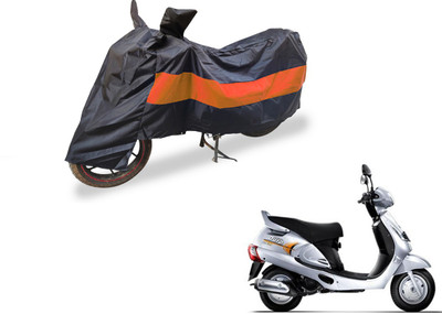 Auto Hub Two Wheeler Cover for Mahindra(Duro, Black, Orange)