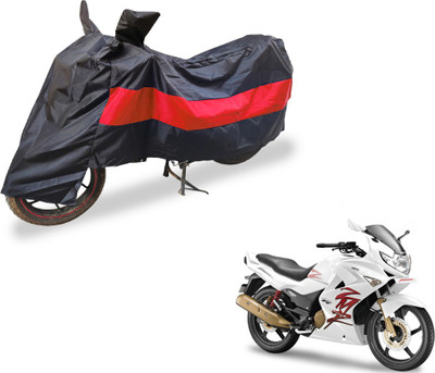 Auto Hub Two Wheeler Cover for Hero(Karizma ZMR, Black, Red)