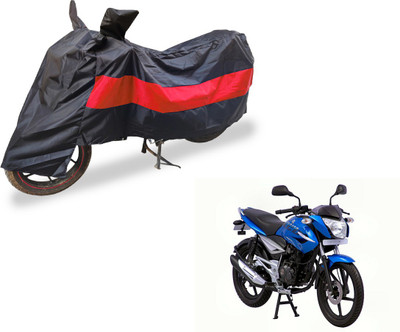 Flipkart SmartBuy Two Wheeler Cover for Bajaj(XCD 125cc, Black, Red)