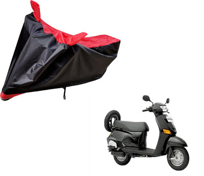 Auto Hub Two Wheeler Cover for Honda(Black, Red)