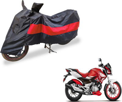 Amanzo Two Wheeler Cover for Hero(Xtreme, Black, Red)