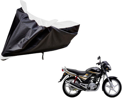 Auto Hub Two Wheeler Cover for Yamaha(Libero, Black, White)