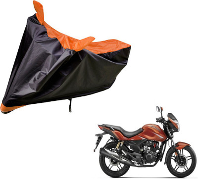 Auto Hub Two Wheeler Cover for Hero(CBZ Extreme, Black, Orange)